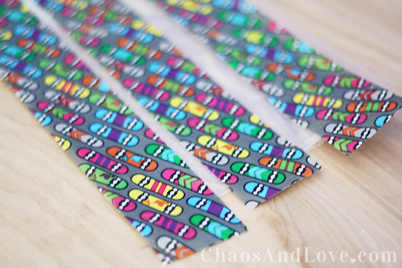 These DIY, no-sew pencil pouches are great for any kind of personalized, reusable storage.